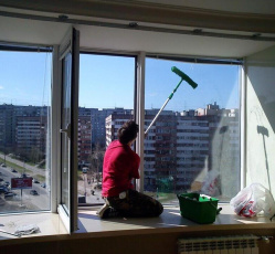 Мытье окон в однокомнатной квартире Поворино